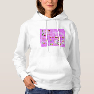 Pull À Capuche Santa Magical Pink New Year