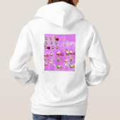 Pull À Capuche Santa Magical Pink New Year (Dos)