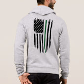 Pull À Capuche Santé et forme Zipup (Dos)