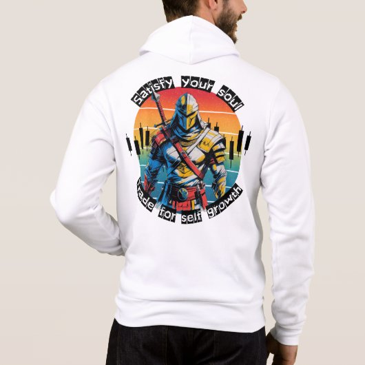 Pull À Capuche Satisfaire | Motivation commerciale | Conception I (Dos)