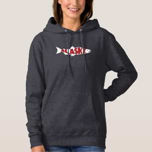 Pull À Capuche Saumon de l'Alaska