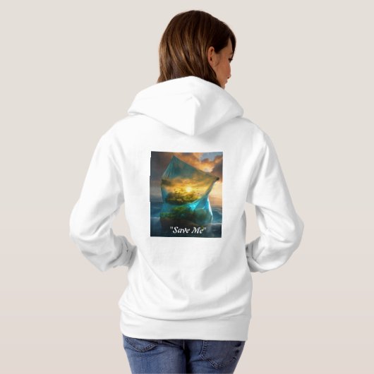 Pull À Capuche Sauve-moi (Dos entier)