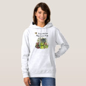 Pull À Capuche Sauvez les abeilles, plante plus d'arbres (Devant entier)