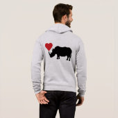 Pull À Capuche Save-The-Chubby-Unicornes - (Dos entier)