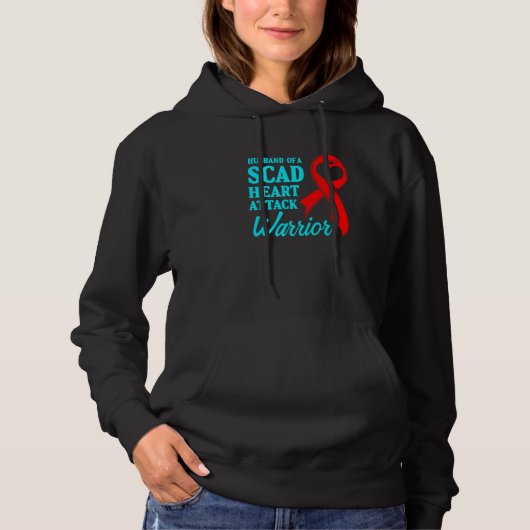 Pull À Capuche SCAD Heart Attack Survivor Life Future US Warrior  (Devant)