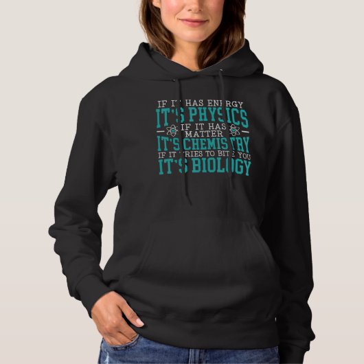 Pull À Capuche Science Biologie Chimie Laboratoire Expérience en (Devant)