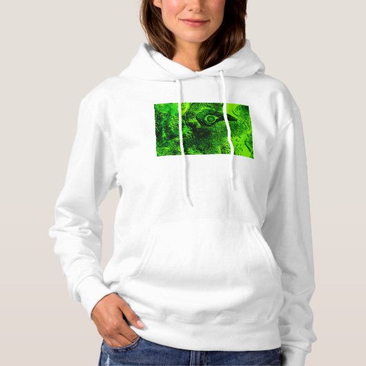Pull À Capuche se tourner vers le vert (Devant)