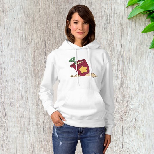 Pull À Capuche Seau de sable rouge avec étoile et pelle