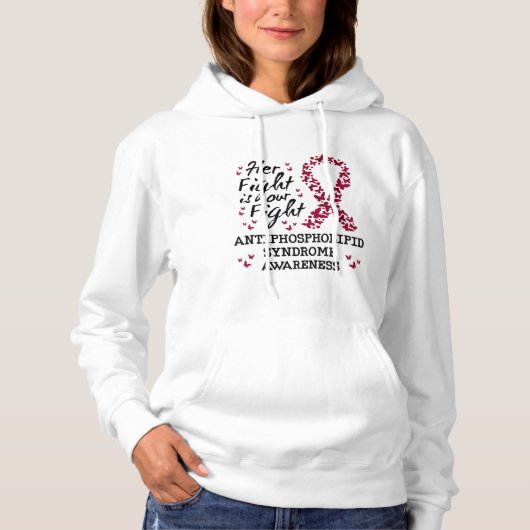 Pull À Capuche Sensibilisation au syndrome antiphospholipidique (Devant)