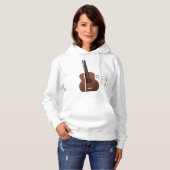 Pull À Capuche Sentez le T-shirt de musique rythmique (Devant entier)