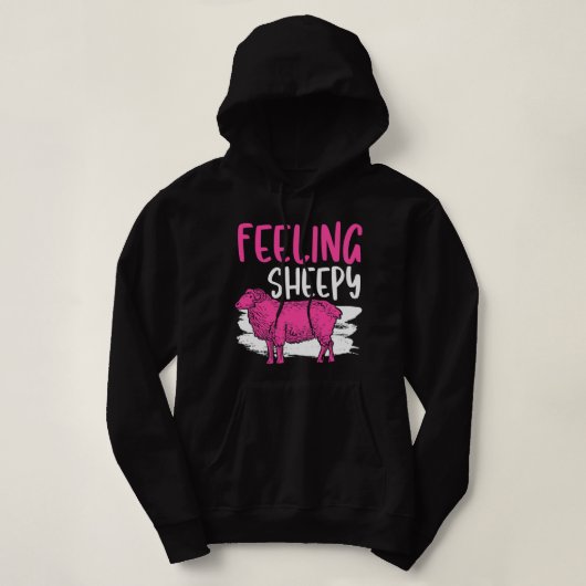 Pull À Capuche Sentiment Sheepy Sheep Pun 2Farmer Sheep Lover (Design devant)