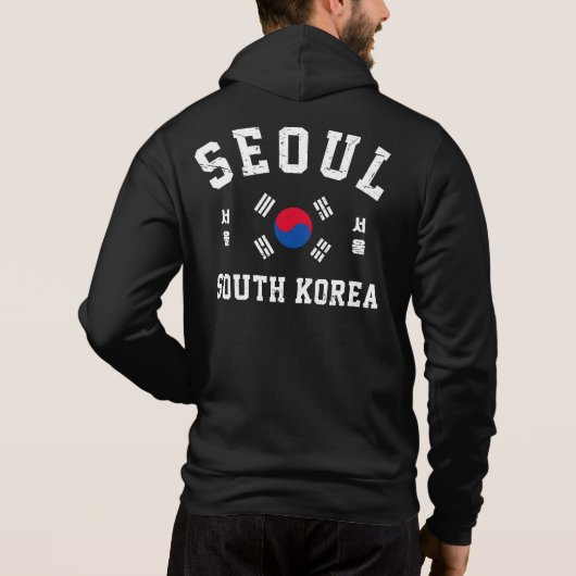 Pull À Capuche Séoul Corée du Sud (Dos)
