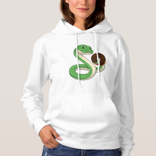 Pull À Capuche Serpent avec beigne (Devant)