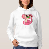 Pull À Capuche Serpent avec Rose (Devant)