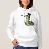 Pull À Capuche Serpent en Gentleman & Casquette (Devant)