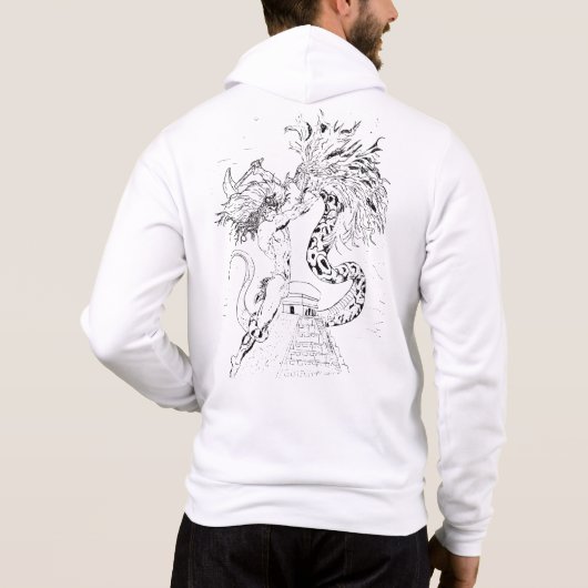 Pull À Capuche Serpent maya (Dos)