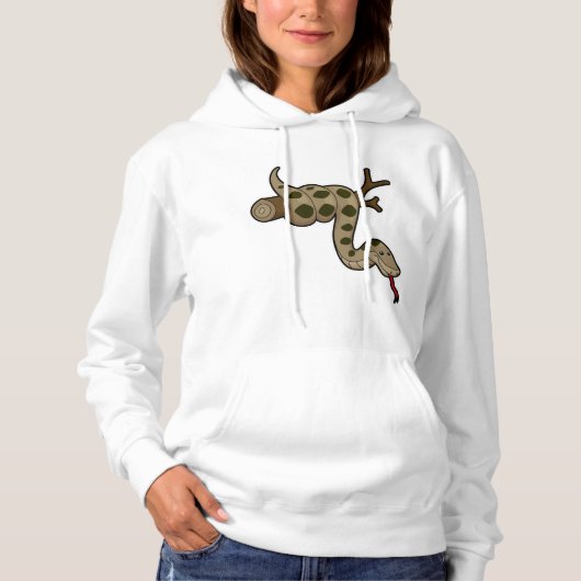 Pull À Capuche Serpent sur branche (Devant)