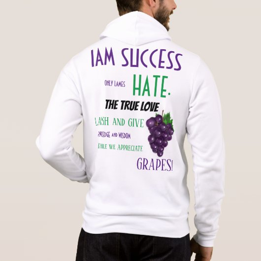 Pull À Capuche SEULEMENT LES LAMES HAÏS T-Shirt All-Over-Print (Dos)