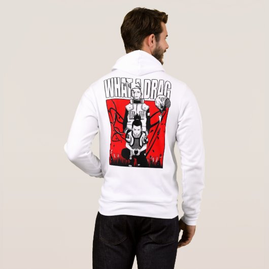 Pull À Capuche 🧠Shadow Strategist Hoodie – Lazy Genius Style🧠🖤 (Dos entier)