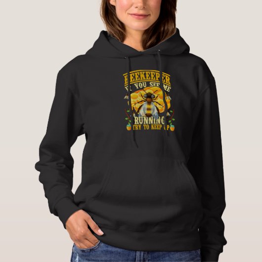 Pull À Capuche Si Vous Me Voyez Courir Essayer De Continuer Api A (Devant)