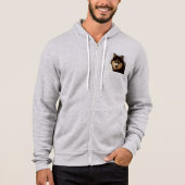 Pull À Capuche Sibérien Husky (Devant)