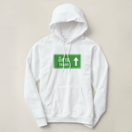 Pull À Capuche SIGNE DE LA ROUTE THAÏE D'Iaan ⚠ (Design devant)