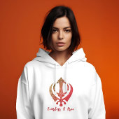 Pull À Capuche Sikh Khanda "Sans peur et libre"