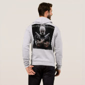 Pull À Capuche Silence sans peur (Dos entier)