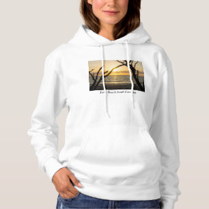 Pull À Capuche Silhouette de l'arbre de lever du soleil