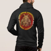 Pull À Capuche Silhouette de Samouraï - Citation de Guerrier Japo (Dos)