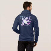 Pull À Capuche Silhouette octopus (Dos entier)