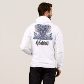 Pull À Capuche Silver Crystal Gémeaux | Luxury Collection (Dos entier)