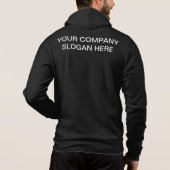 Pull À Capuche Simple logo et texte personnalisés pour entreprise (Dos)