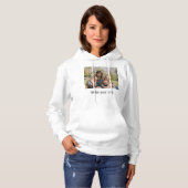 Pull À Capuche simple minimum ajouter votre texte photo noël hott (Devant entier)