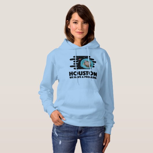 Pull À Capuche Singe de l'espace (Devant entier)