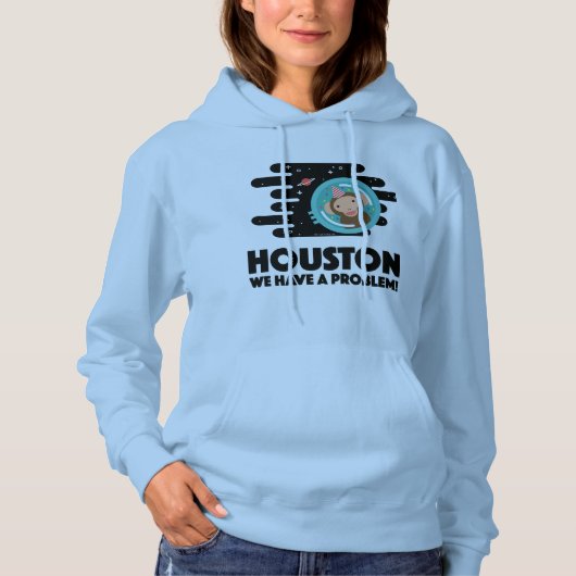 Pull À Capuche Singe de l'espace (Devant)