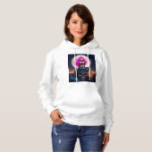 Pull À Capuche Sirène Goth/Punk (Devant entier)
