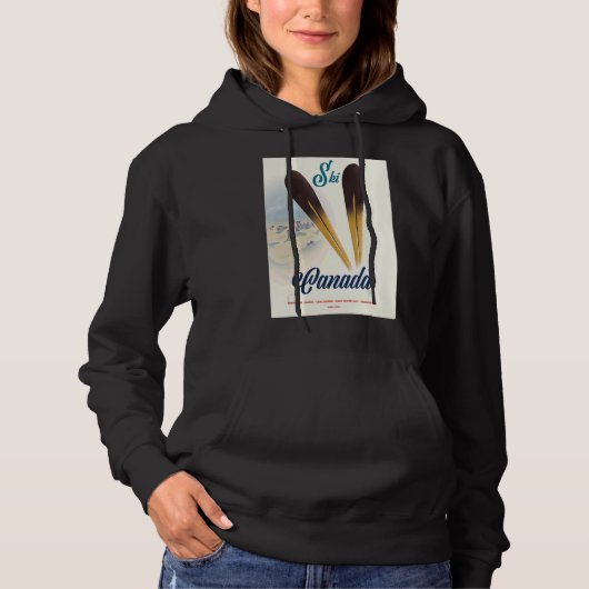 Pull À Capuche Ski Canada (Devant)