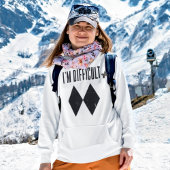 Pull À Capuche Ski Hiver Amusement Maman Anniversaire Ski Vacance