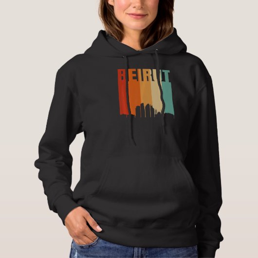 Pull À Capuche Skyline de Beyrouth (Devant)