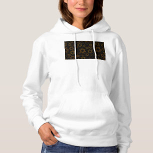 Pull À Capuche SlipperyJoe's étoile de David artistique sur le th