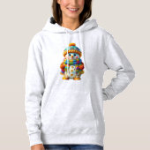 Pull À Capuche Snowman coloré (Devant)