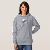 Pull À Capuche Sober Chick for Women in Recovery (Devant entier)
