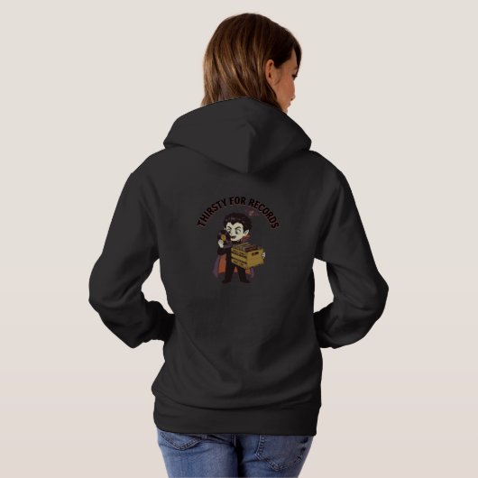 Pull À Capuche Soif de disques (Dos entier)