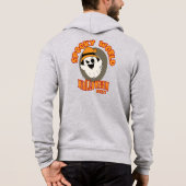 Pull À Capuche Soirée Halloween Spooky World | Hommes zip complet (Dos)