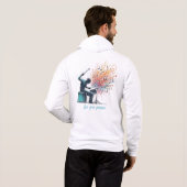 Pull À Capuche Solfeggio explosif guitariste (Dos entier)