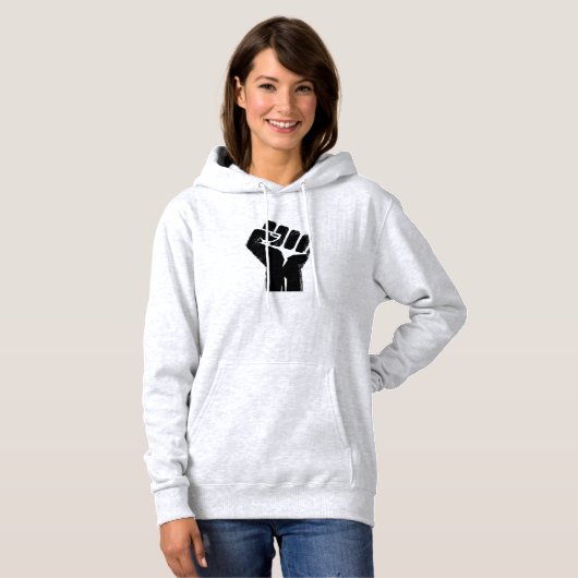 Pull À Capuche Solidarité raciale (Devant entier)