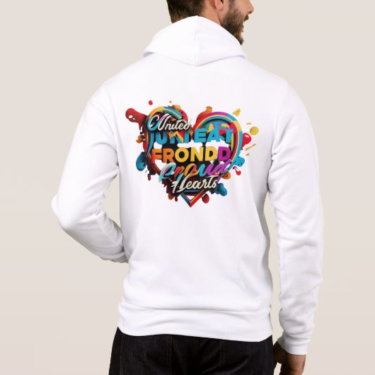 Pull À Capuche "Solidarité vive" (Dos)