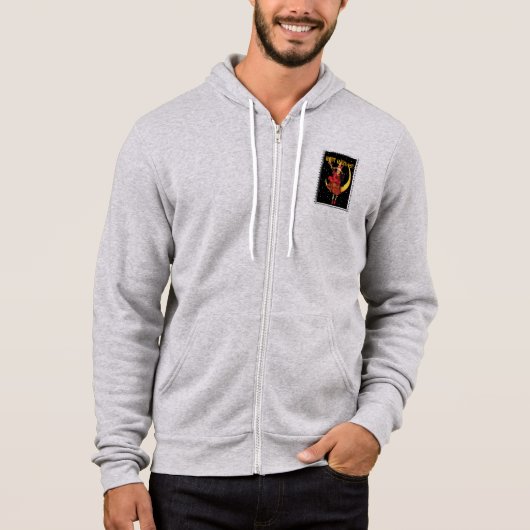 Pull À Capuche Sorcière de Halloween nostalgique et son chat (Devant)