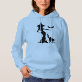 Pull À Capuche Sorcière noire (Devant)